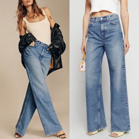 Reformation Cary Wide Leg Jeans | Colorado wash | 26 - Picture 2 of 14